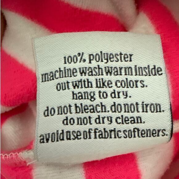 Dudley Stephens Terry Fleece Brighton Boatneck Pink Stripe Size Medium - Picture 8 of 8